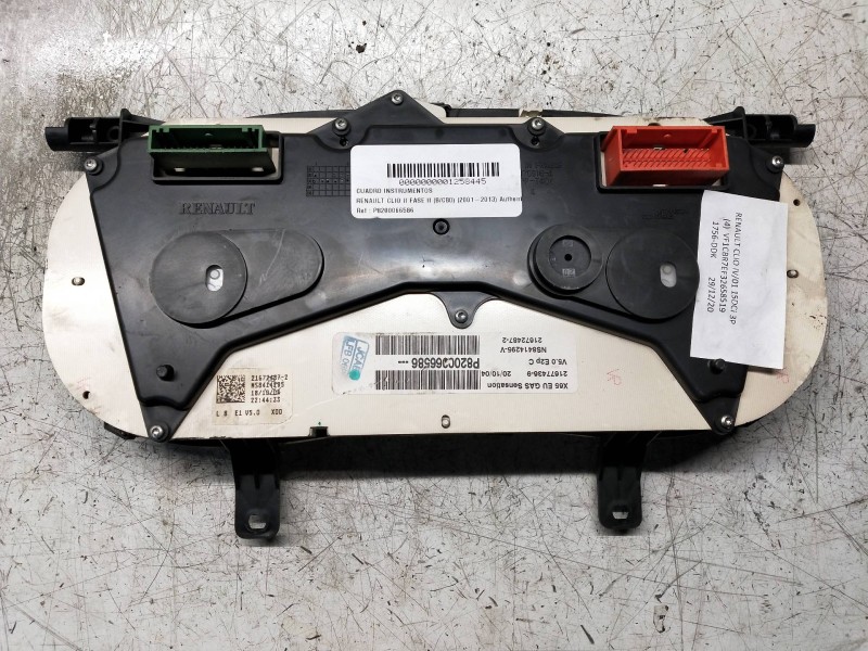 Recambio de cuadro instrumentos para renault clio ii fase ii (b/cb0) authentique referencia OEM IAM P8200066586 NS8414295V 