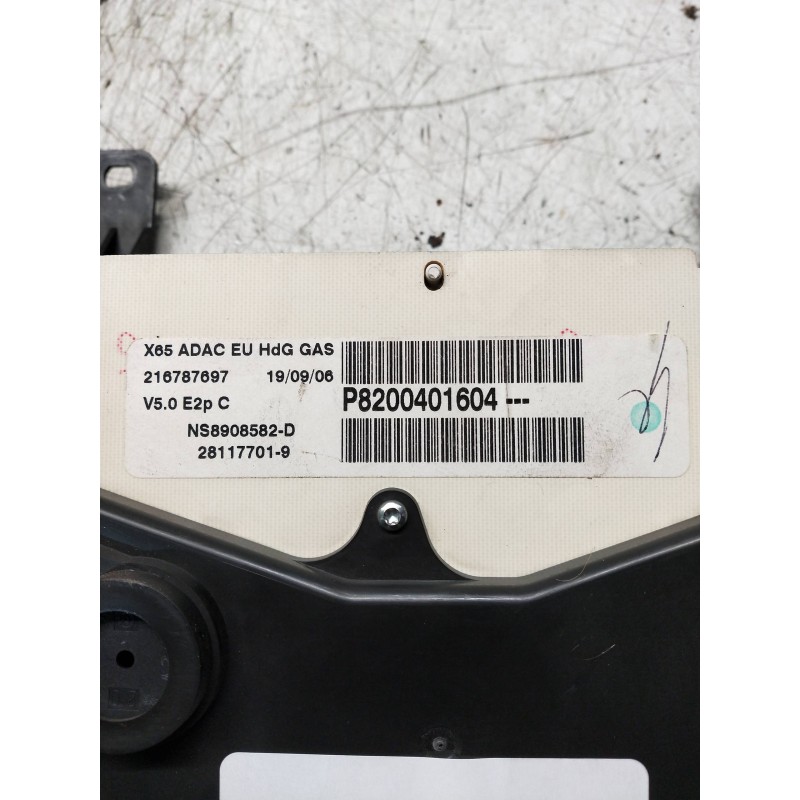 Recambio de cuadro instrumentos para renault clio ii fase ii (b/cb0) authentique referencia OEM IAM P8200401604 281177019 