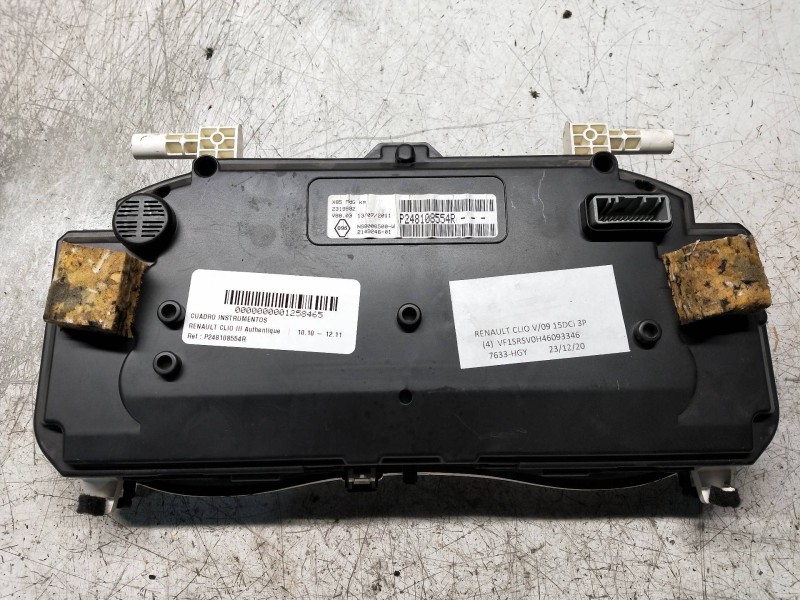 Recambio de cuadro instrumentos para renault clio iii authentique referencia OEM IAM P248108554R 214924601 