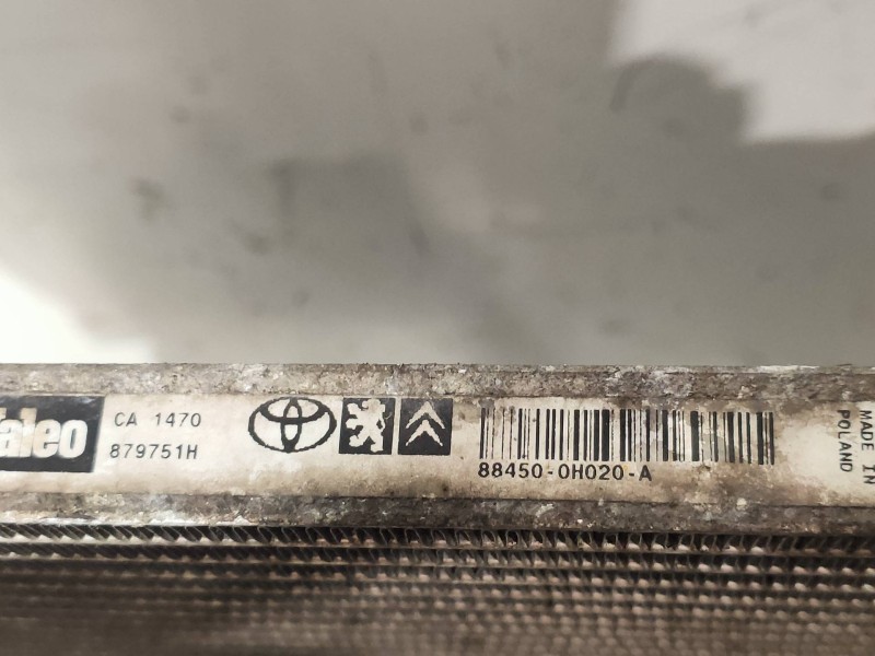 Recambio de condensador / radiador aire acondicionado para peugeot 107 urban referencia OEM IAM 884500H020A 879751H 