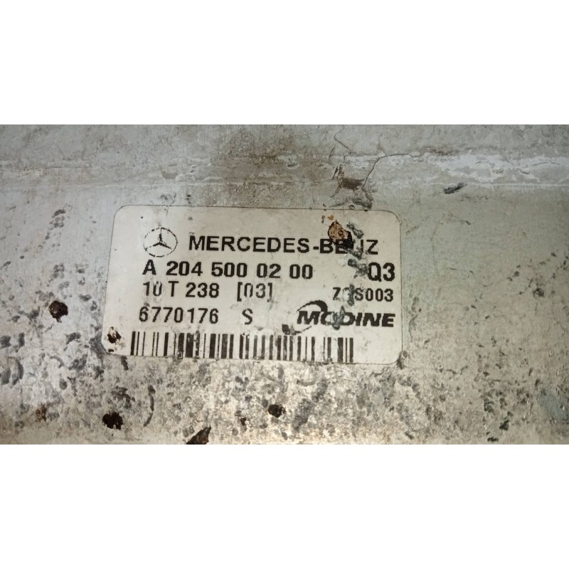 Recambio de intercooler para mercedes clase glk (w204) glk glk 220 cdi be (204.902) referencia OEM IAM A2045000200  