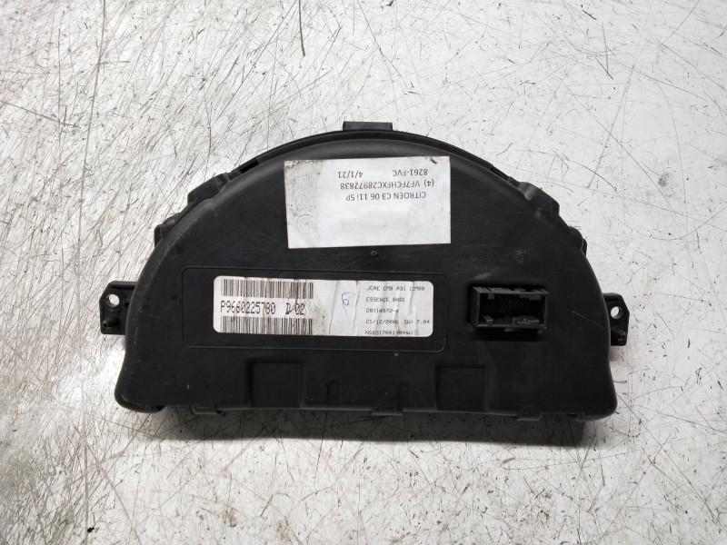 Recambio de cuadro instrumentos para citroen c3 1.1 furio referencia OEM IAM P9660225780 D02 281149726