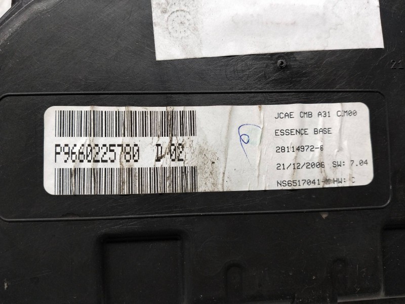Recambio de cuadro instrumentos para citroen c3 1.1 furio referencia OEM IAM P9660225780 D02 281149726