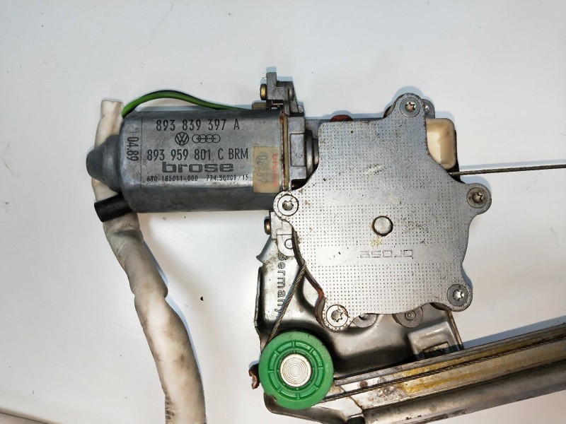 Recambio de elevalunas trasero izquierdo para audi 80/90 (893) referencia OEM IAM 893839397A 893959801C 4P