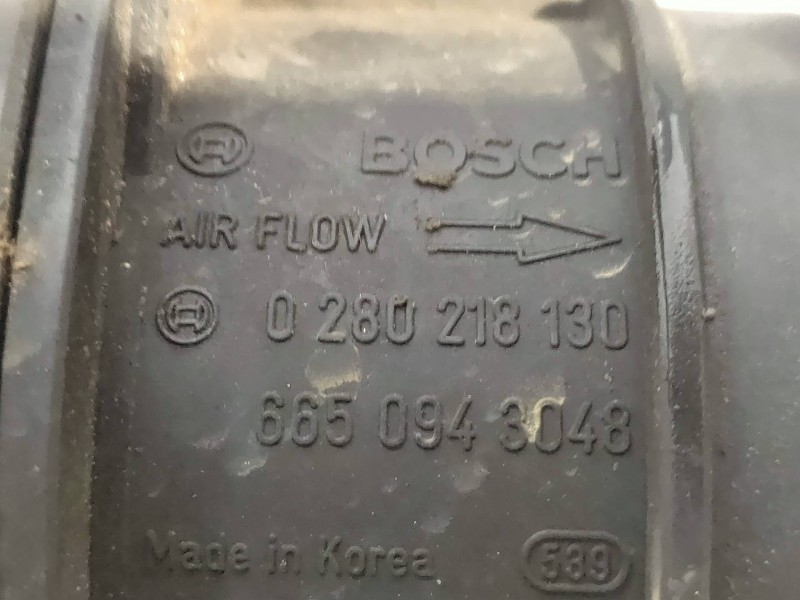 Recambio de caudalimetro para ssangyong rexton rx 270 plus / 270 xdi plus referencia OEM IAM 0280218130 6650943048 BOSCH