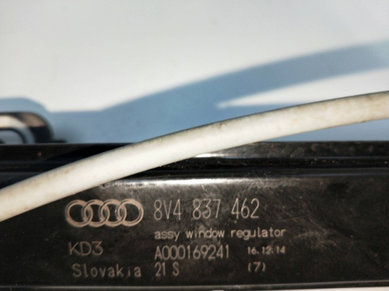 Recambio de elevalunas delantero derecho para audi a3 (8v) 1.6 tdi referencia OEM IAM 850202099 8V4837462 4P