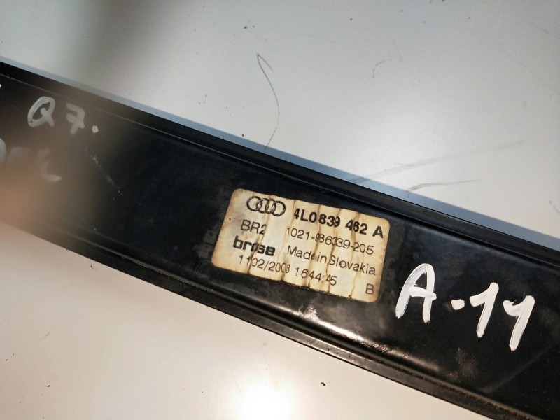 Recambio de elevalunas trasero derecho para audi q7 (4l) referencia OEM IAM 4L0959802B 4L0839462A 5P Recambio de elevalunas trasero derecho para audi q7 (4l) referencia OEM IAM 4L0959802B 4L0839462A 5P