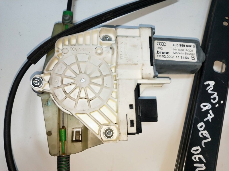 Recambio de elevalunas delantero derecho para audi q7 (4l) referencia OEM IAM 4L0959802B 4L0837462A 5P
