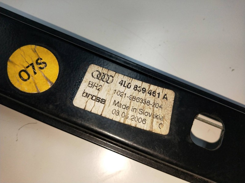 Recambio de elevalunas trasero izquierdo para audi q7 (4l) referencia OEM IAM 4L0959801B 4L0839461A 