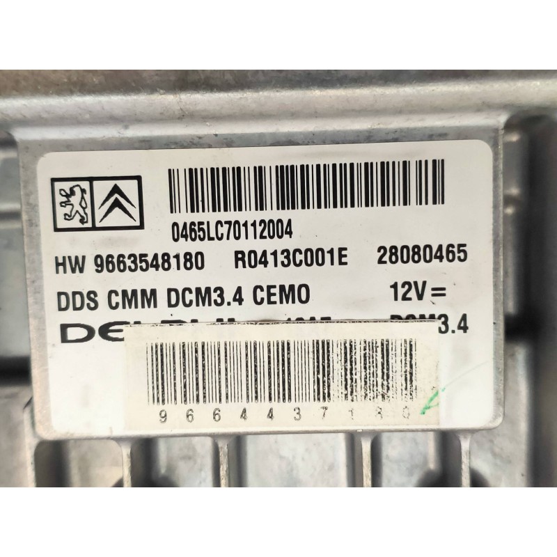 Recambio de centralita motor uce para peugeot 407 sw st sport referencia OEM IAM R0413C001E 9663548180 28080465 DELPHI