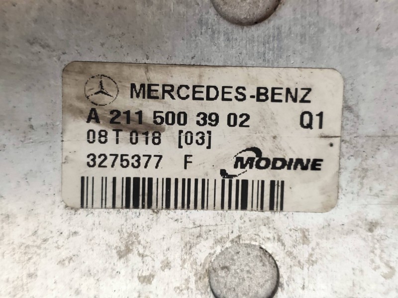 Recambio de intercooler para mercedes clase e (w211) berlina e 220 cdi (211.008) referencia OEM IAM A2115003902 3275377 MODINE