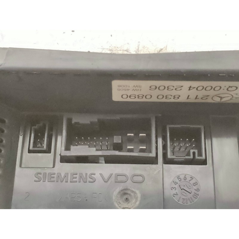 Recambio de mando calefaccion / aire acondicionado para mercedes clase e (w211) berlina e 220 cdi (211.008) referencia OEM IAM 2