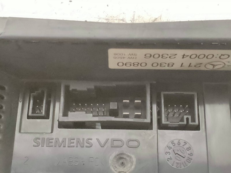 Recambio de mando calefaccion / aire acondicionado para mercedes clase e (w211) berlina e 220 cdi (211.008) referencia OEM IAM 2