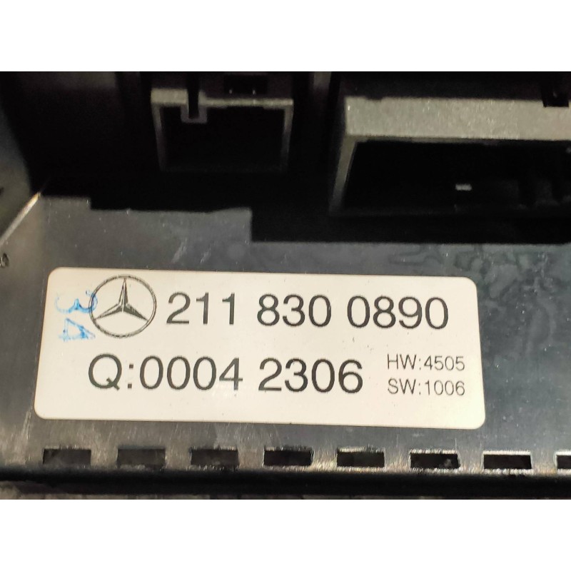 Recambio de mando calefaccion / aire acondicionado para mercedes clase e (w211) berlina e 220 cdi (211.008) referencia OEM IAM 2