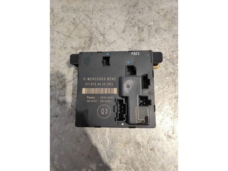 Recambio de centralita cierre para mercedes clase e (w211) berlina e 220 cdi (211.008) referencia OEM IAM 2118704026 00006805 