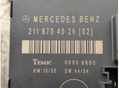 Recambio de centralita cierre para mercedes clase e (w211) berlina e 220 cdi (211.008) referencia OEM IAM 2118704026 00006805  2
