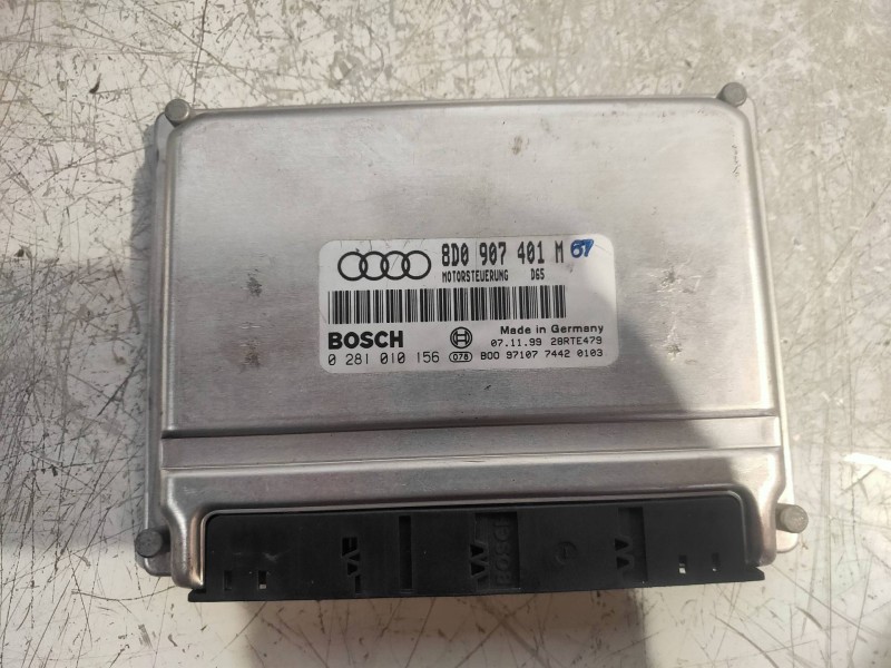 Recambio de centralita motor uce para audi a4 berlina (b5) 2.5 tdi quattro referencia OEM IAM 0281010156 8D0907401M 28RTE479 BOS