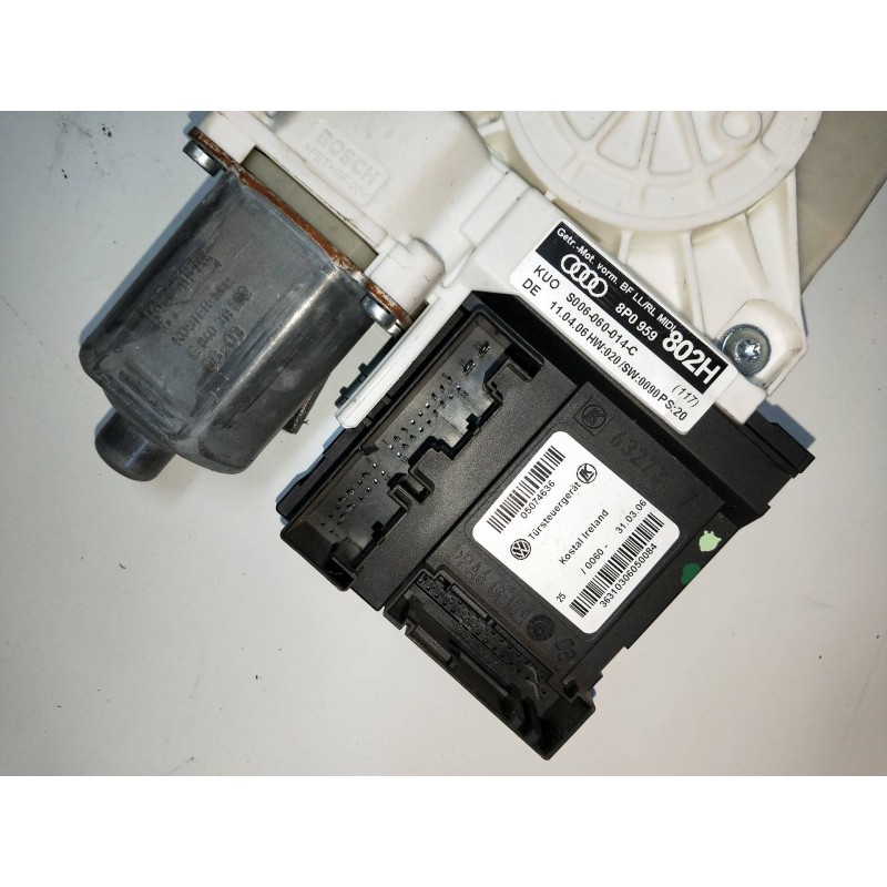 Recambio de elevalunas delantero derecho para audi a3 sportback (8p) 2.0 tdi referencia OEM IAM E840311202 8P0959802H 5P