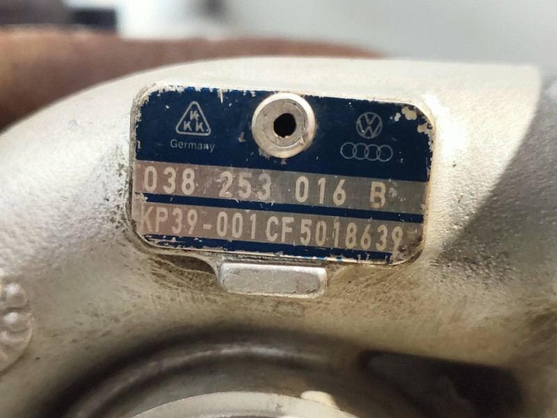 Recambio de turbocompresor para seat ibiza (6l1) signo referencia OEM IAM 038253016B KP39001CF 5018639 