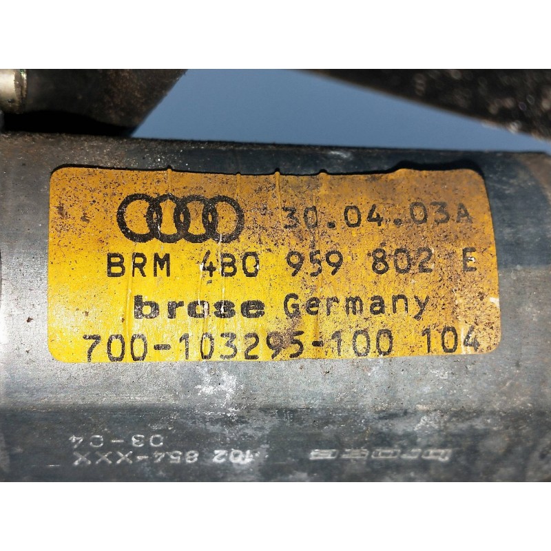 Recambio de elevalunas delantero derecho para audi allroad quattro (4b5) 2.5 tdi (132kw) referencia OEM IAM 4B0959802E  