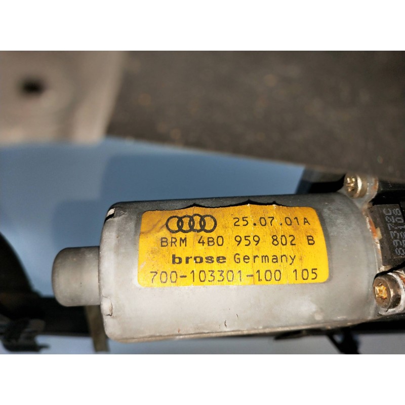 Recambio de elevalunas trasero derecho para audi a6 berlina (4b2) 3.0 v6 30v cat (asn) referencia OEM IAM 4B0959802B  