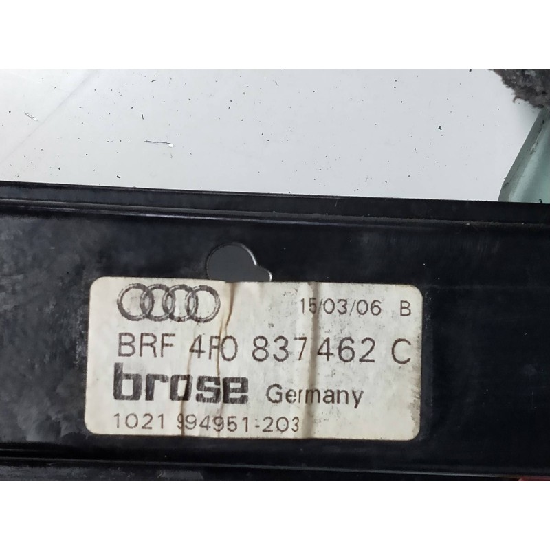 Recambio de elevalunas delantero derecho para audi a6 berlina (4f2) 2.0 16v tfsi referencia OEM IAM 4F0595802D 4F0837462C 