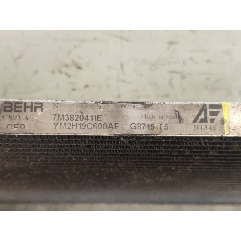 Recambio de condensador / radiador aire acondicionado para seat alhambra (7v9) reference referencia OEM IAM 7M3820411E G8715 