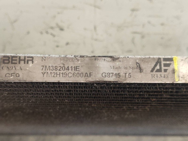 Recambio de condensador / radiador aire acondicionado para seat alhambra (7v9) reference referencia OEM IAM 7M3820411E G8715 