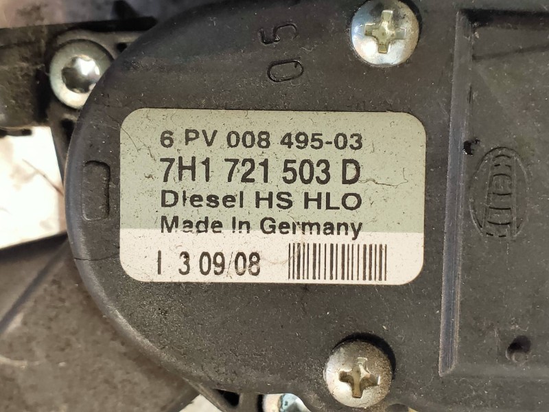 Recambio de potenciometro pedal para volkswagen t5 transporter/furgoneta caja cerrada, techo elevado referencia OEM IAM 7H172150