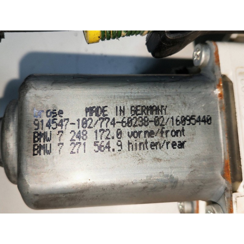 Recambio de elevalunas delantero derecho para bmw serie 5 lim. (f10) 520d referencia OEM IAM 72715649 72481720 