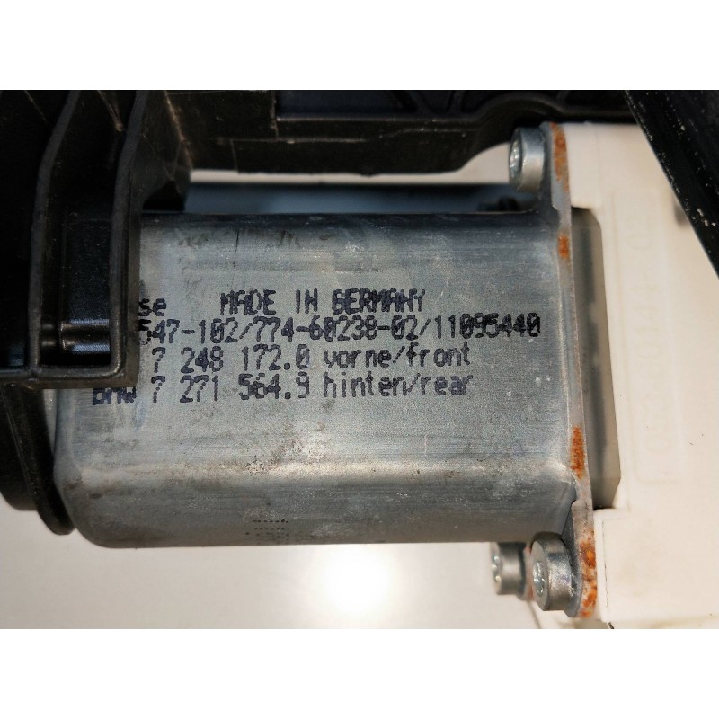 Recambio de elevalunas trasero derecho para bmw serie 5 lim. (f10) 520d referencia OEM IAM 72715649 72481720 