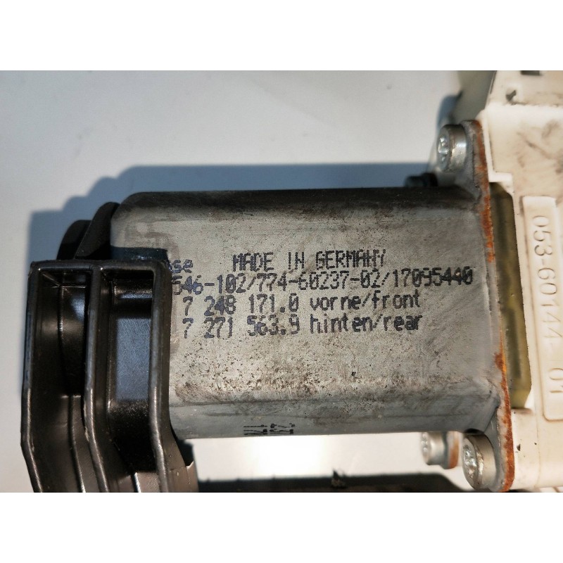 Recambio de elevalunas trasero izquierdo para bmw serie 5 lim. (f10) 520d referencia OEM IAM 72715639 72481710 