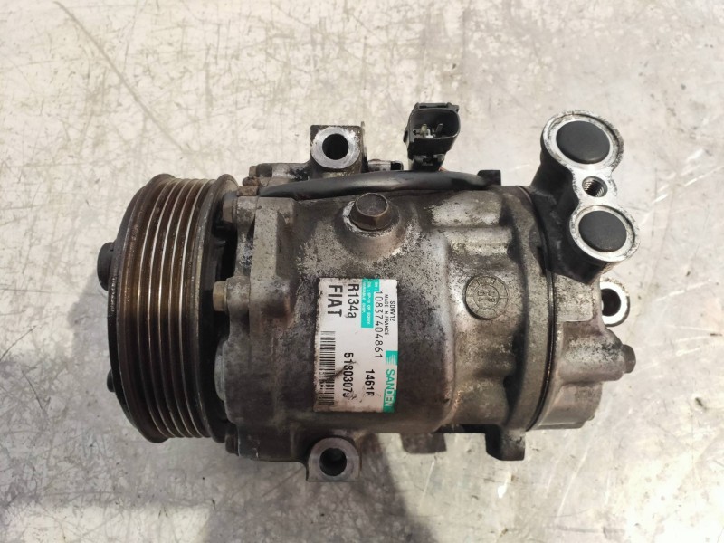 Recambio de compresor aire acondicionado para fiat grande punto (199) 1.3 16v multijet active (55kw) referencia OEM IAM SD6V1214