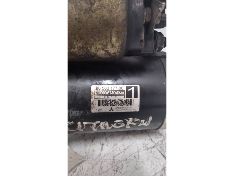 Recambio de motor arranque para citroen c2 sx referencia OEM IAM M000T45071ZT 9656317780 