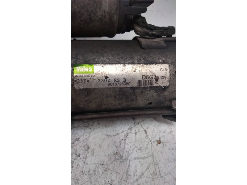 Recambio de motor arranque para citroen c2 vts referencia OEM IAM D6G3 9618725080 