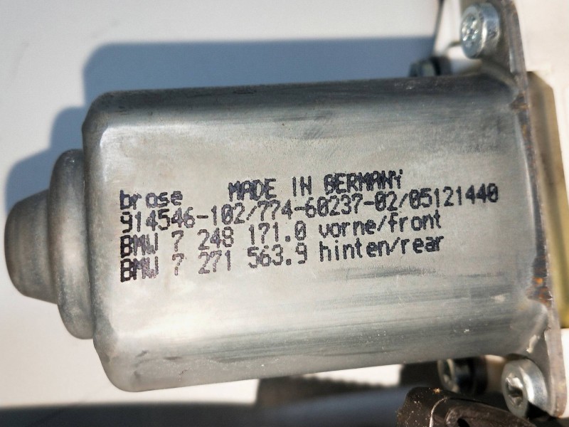 Recambio de elevalunas delantero izquierdo para bmw serie 5 lim. (f10) 535d xdrive referencia OEM IAM 72715639 72481710 