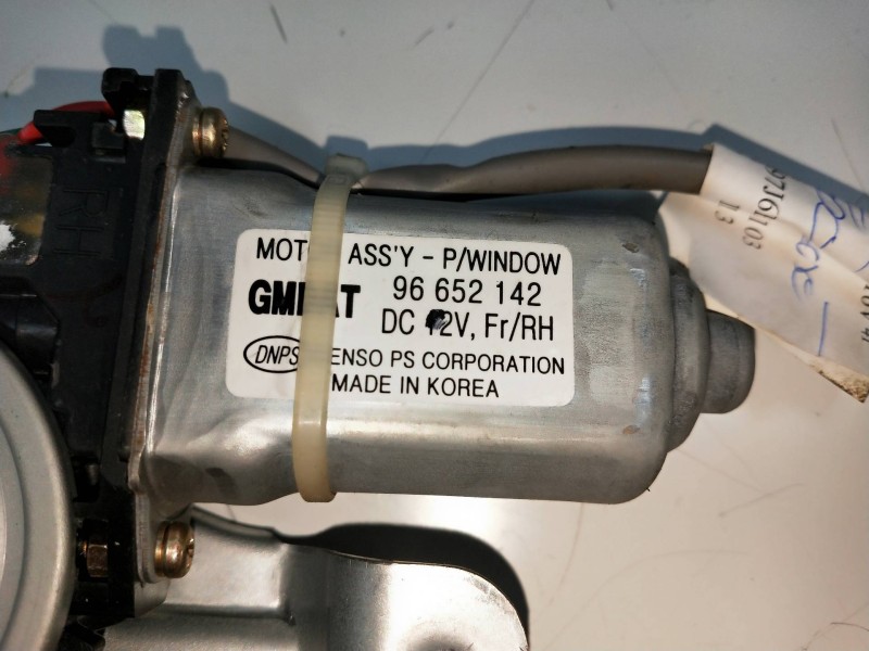 Recambio de elevalunas delantero derecho para chevrolet aveo 1.4 cat referencia OEM IAM 96652142  4P