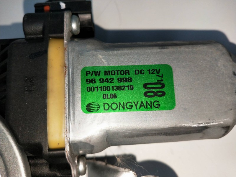 Recambio de elevalunas delantero derecho para chevrolet aveo ls referencia OEM IAM 96942998  3P