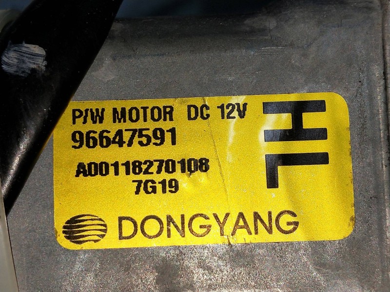 Recambio de elevalunas trasero izquierdo para chevrolet epica 2.0 diesel cat referencia OEM IAM 96647591  4P
