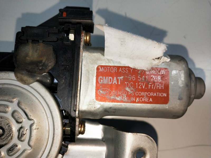 Recambio de elevalunas delantero derecho para chevrolet kalos 1.4 cat referencia OEM IAM 96541738  4P