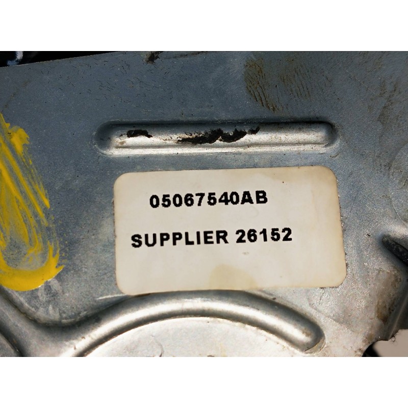Recambio de elevalunas delantero derecho para chrysler pt cruiser (pt) 1.6 16v cat referencia OEM IAM 05067540AB  5P