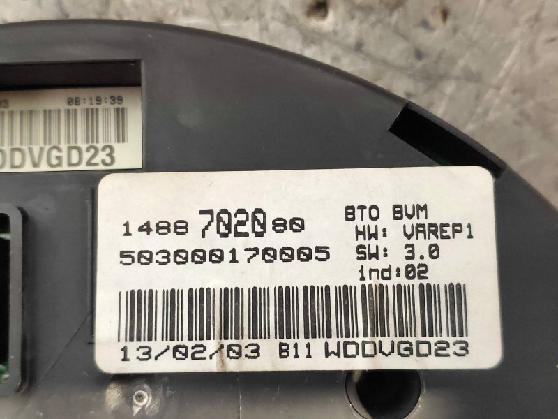 Recambio de cuadro instrumentos para lancia phedra (180) 2.2 jtd 16v emblema referencia OEM IAM 1488702080  
