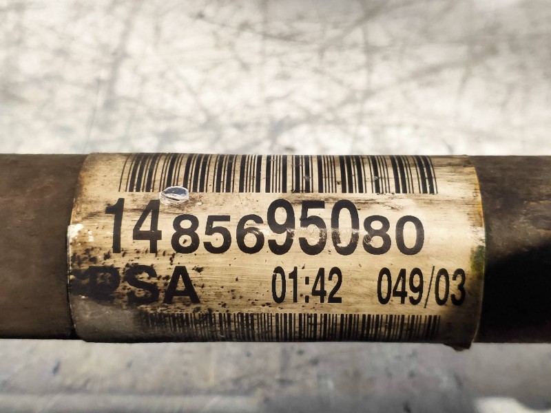 Recambio de transmision delantera derecha para lancia phedra (180) 2.2 jtd 16v emblema referencia OEM IAM 1485695080  