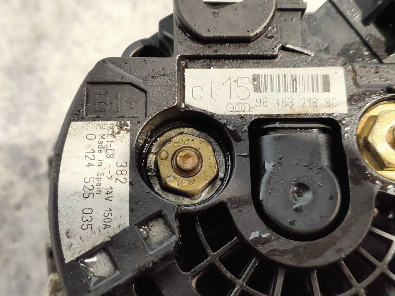 Recambio de alternador para lancia phedra (180) 2.2 jtd 16v emblema referencia OEM IAM 0124525035 9646321880 BOSCH