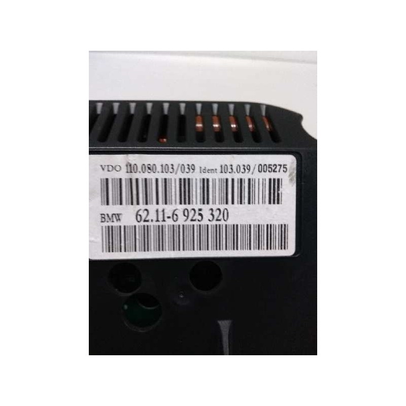 Recambio de cuadro instrumentos para bmw serie 7 (e65/e66) 3.6 v8 32v cat referencia OEM IAM 62116925320 110080103039 
