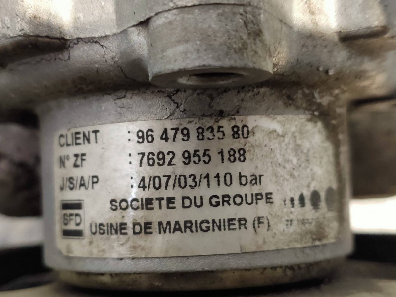 Recambio de bomba direccion para lancia phedra (180) 2.2 jtd 16v emblema referencia OEM IAM 9647983580 7692955188 