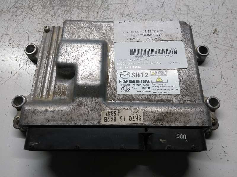 Recambio de centralita motor uce para mazda cx-5 2.2 turbodiesel cat referencia OEM IAM SH1218881A 2757005605 K4238