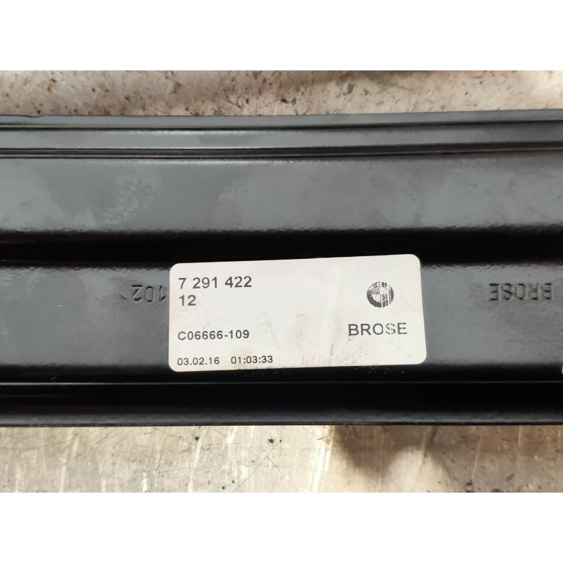 Recambio de elevalunas trasero derecho para bmw serie 3 gran turismo (f34) 320d xdrive referencia OEM IAM 7291422 70460320 98515
