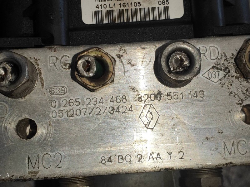Recambio de abs para renault megane ii berlina 3p extreme referencia OEM IAM 0265234468 8200551143 0265950595