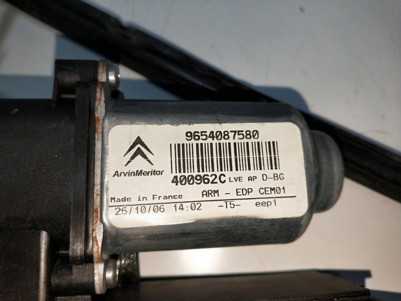 Recambio de elevalunas delantero derecho para citroen c4 picasso sx referencia OEM IAM 9654087580 400962C 5P